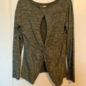 Gap Hunter Green Slit-back Top